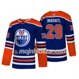 Dresovi Edmonton Oilers Leon Draisaitl 29 Adidas 2018-2019 Alternate Authentic - Muške